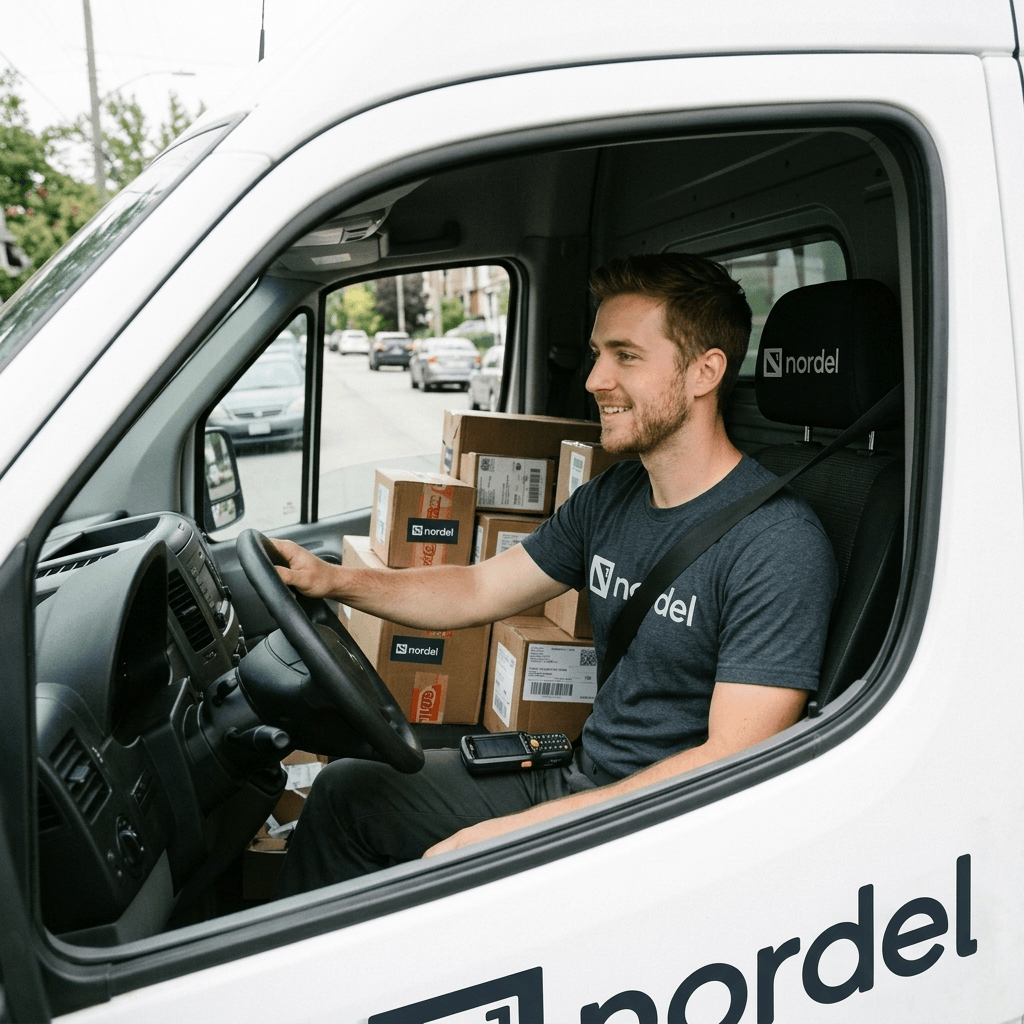 Nordel delivery driver
